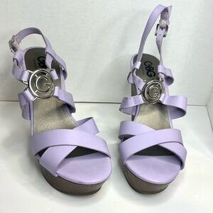 Y2K Lavender Platform Heels